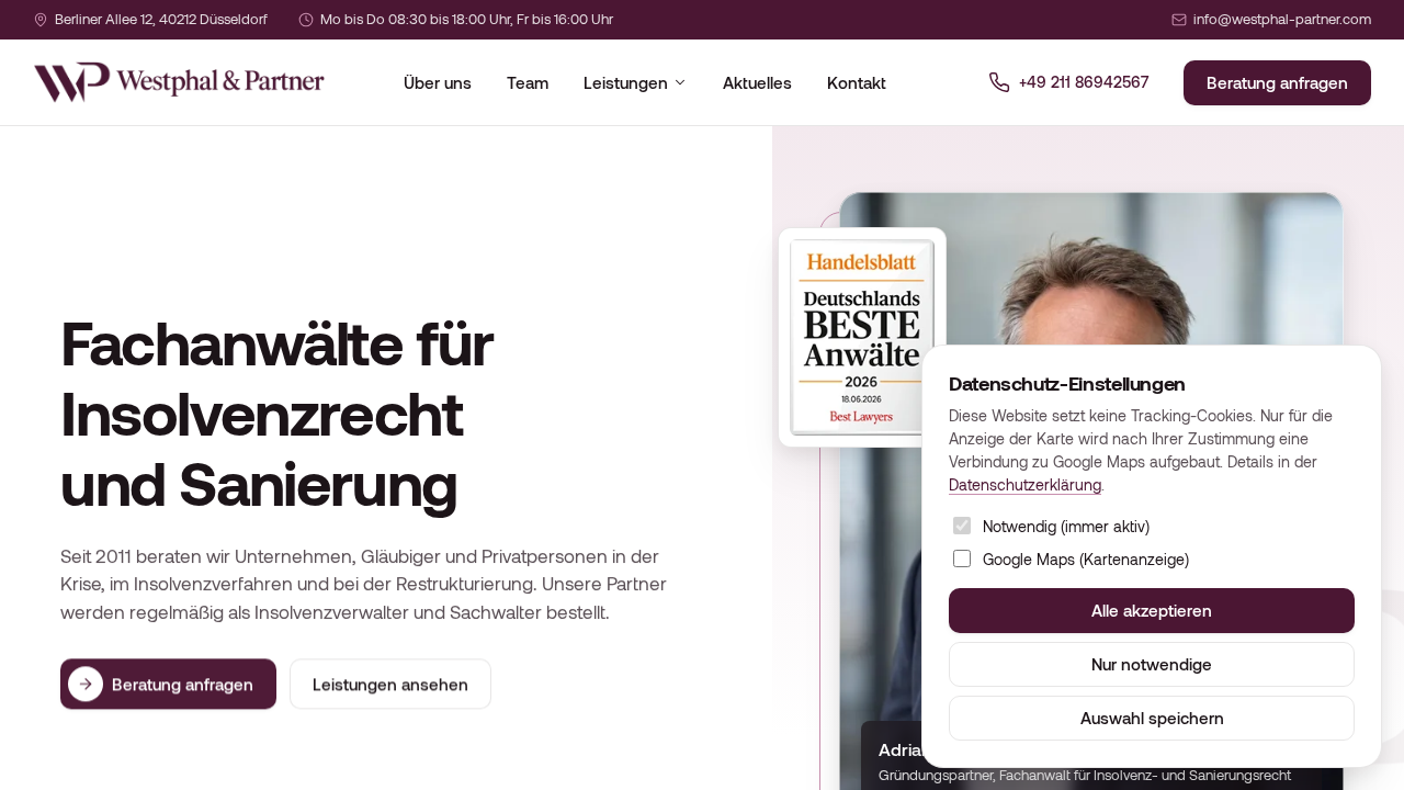 Screenshot von westphal-partner.com